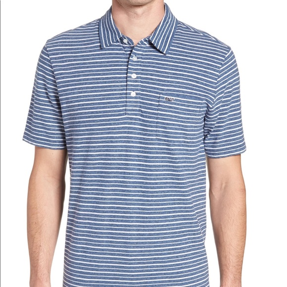vineyard vines striped polo